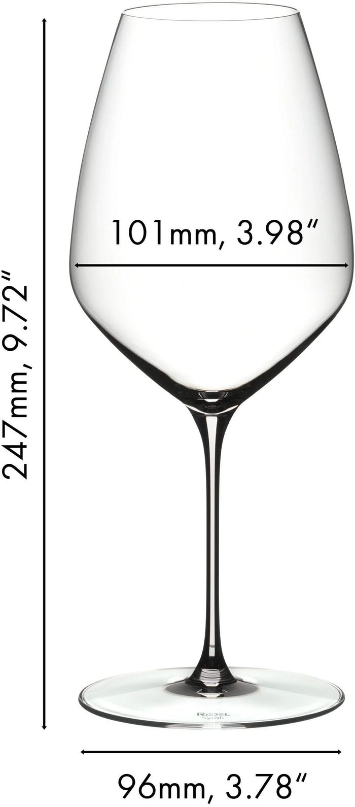 Riedel Rode Wijnglazen Veloce - Syrah / Siraz - 720 ml - 2 stuks