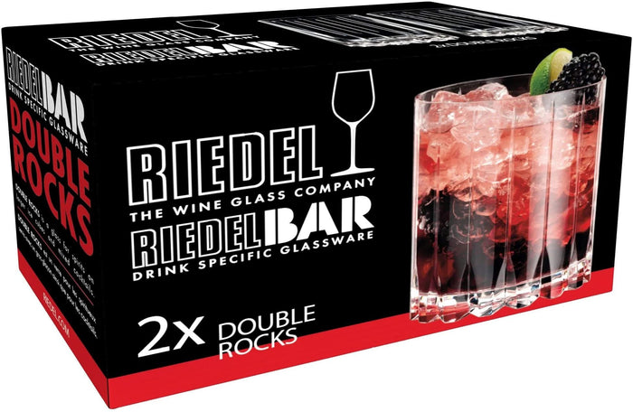 Riedel Whiskey Glazen Double Rocks - 370 ml - 2 stuks