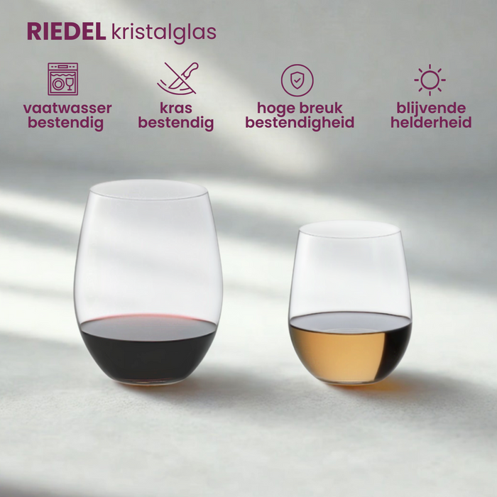 Riedel Wijnglazen Set zonder steel O Wine - 620 ml - Pay 6 Get 8 set