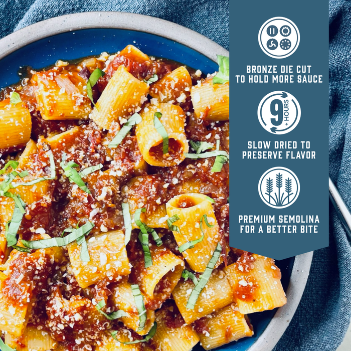 Rigatoni, Organic Durum Semolina Pasta