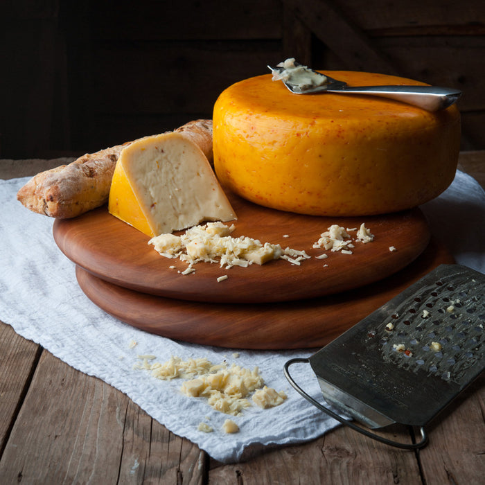 Round Cheese or Pizza Board - Cattails Woodwork