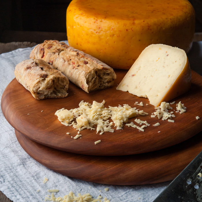 Round Cheese or Pizza Board - Cattails Woodwork