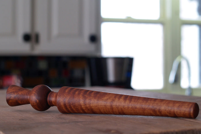 Scottish Thistle Oatmeal Spurtle - Cattails Woodwork