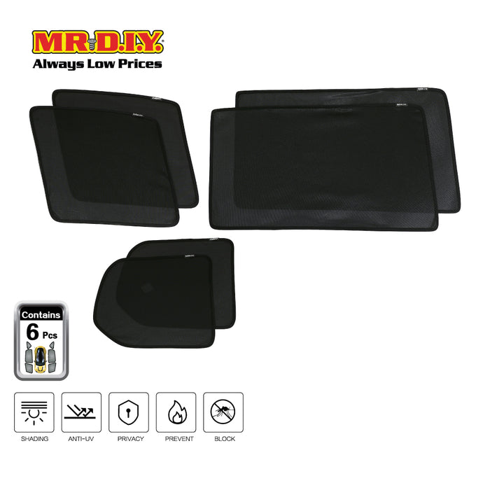 SHENGGE Car Fit Sunshade SERENA 2018 Set (6 pieces)