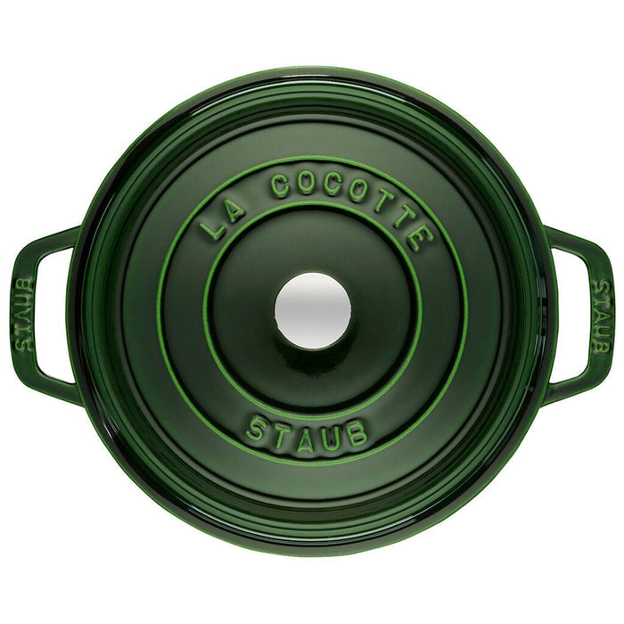 Staub 7 qt Round Dutch Oven in Basil