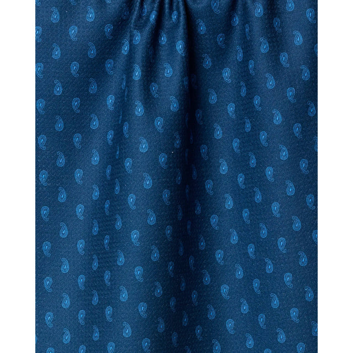 Stirrup Indigo Geometry Tea Towel