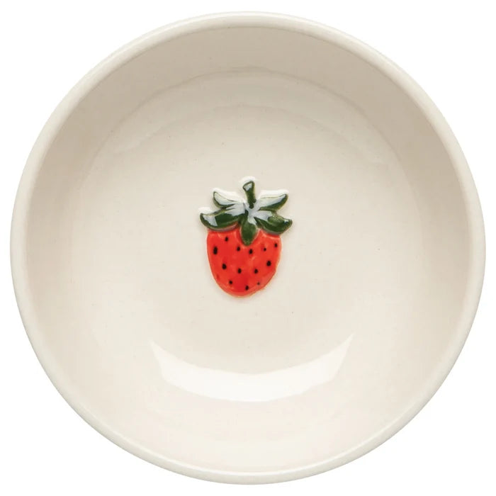Strawberry Motif Pinch Bowls