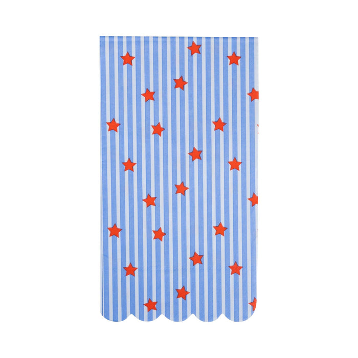 Stripes and Stars Paper Guest Napkin