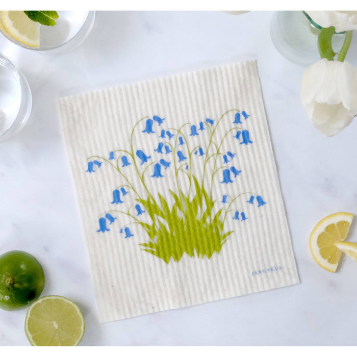 Swedish Dishcloth - Bluebells - Blue