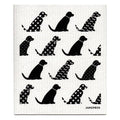 Swedish Dishcloth - Dogs - Black