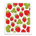Swedish Dishcloth - Strawberries - Red
