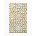Tulip Flowers Geometry Tea Towel