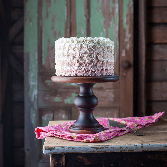 Wood Cake Platter - Cattails Woodwork