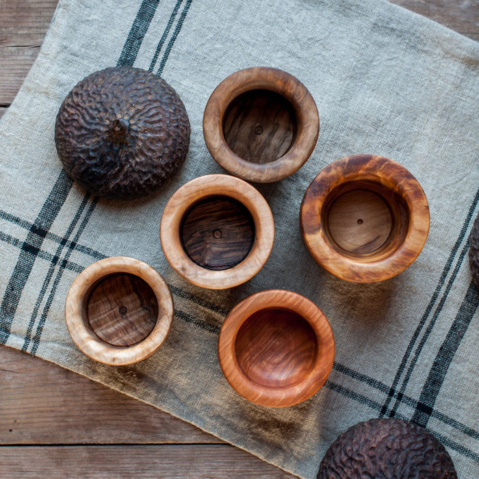 Woodland Acorn Button Box - Cattails Woodwork